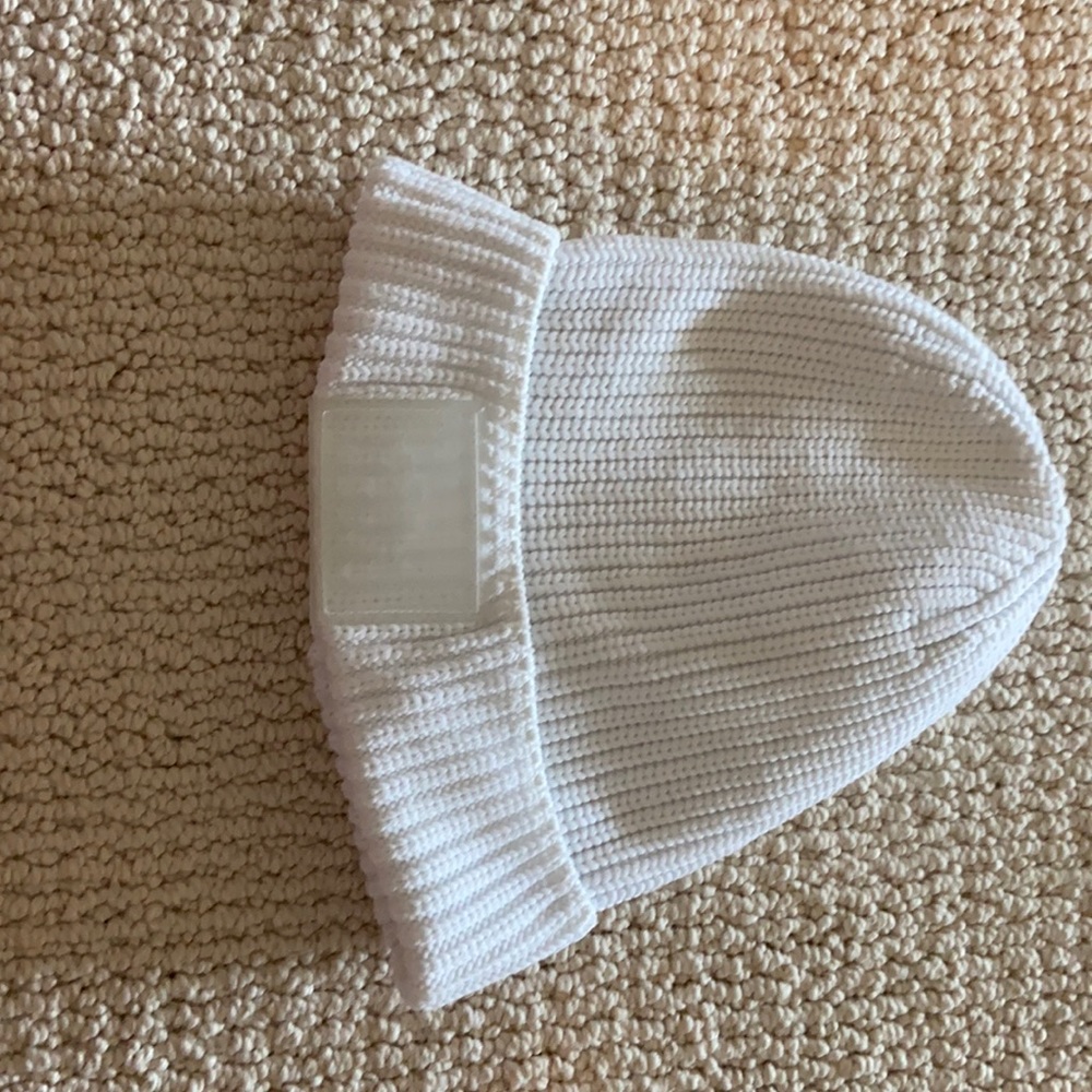 White beanie